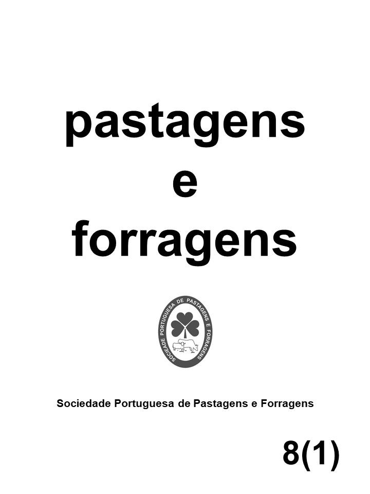 "Pastagens e Forragens" - Volume 8(1)