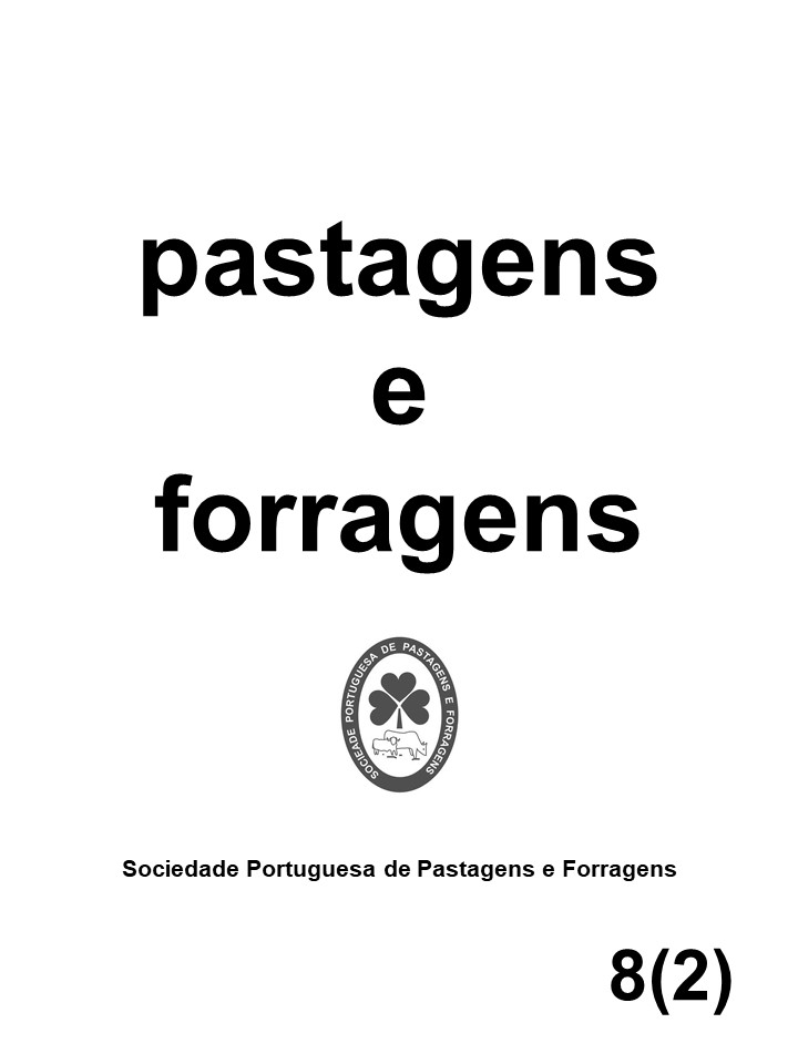 "Pastagens e Forragens" - Volume 8(2)